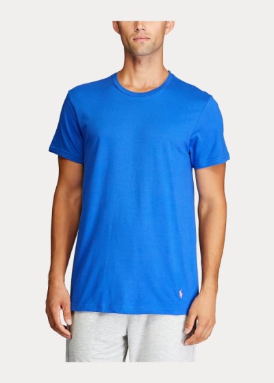 Men's Polo Ralph Lauren Classic Wicking Crew 3-Pack T Shirts | 582946RUC